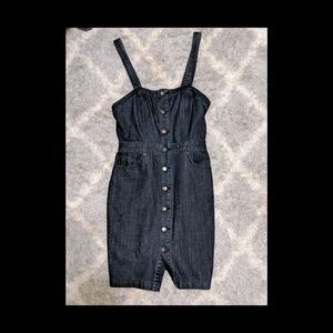 Denim Overall Dress